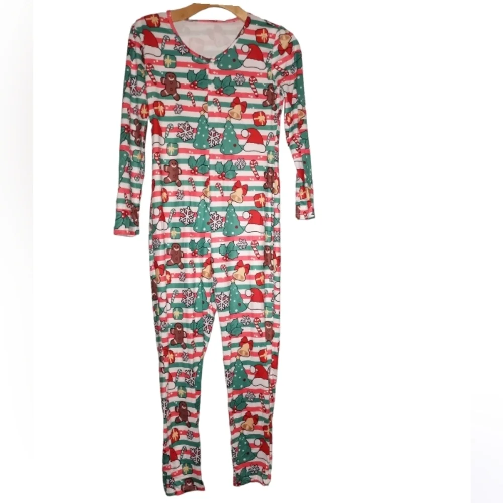 Women holiday Onesie Jumpsuit, with all over print